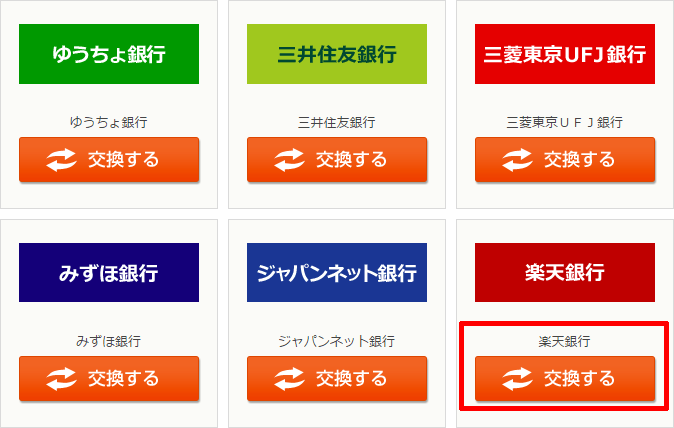 ライフメディア楽天銀行