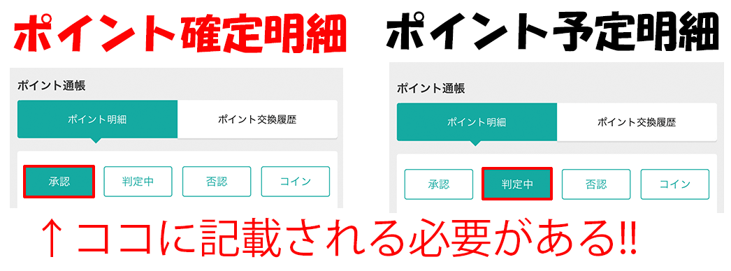 ポイント通帳
