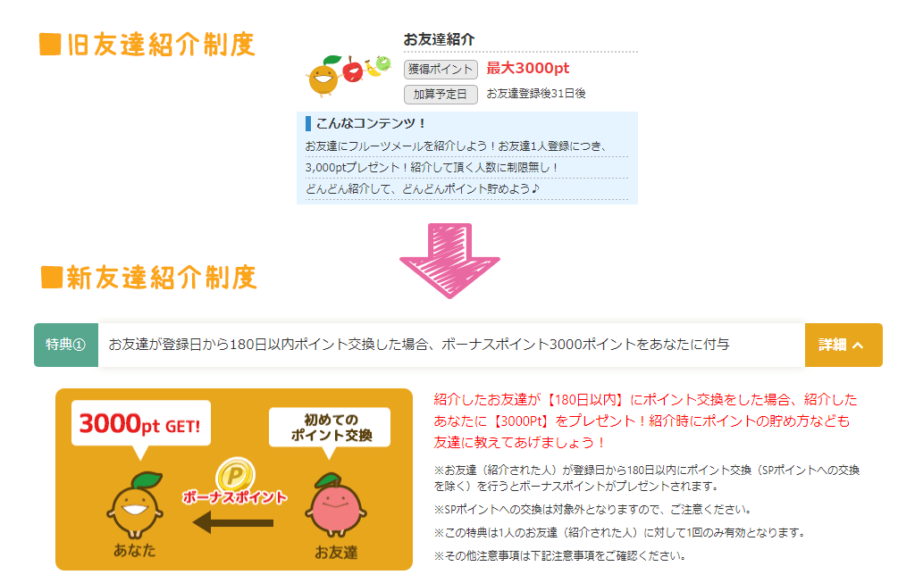 友達紹介制度リニューアル