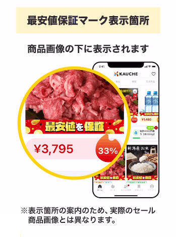 最安値保証マーク